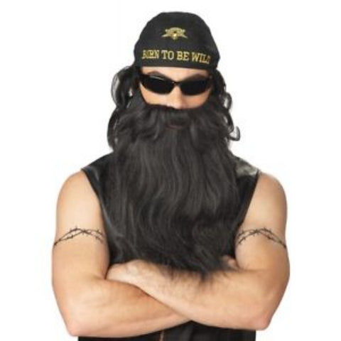 Biker Beard & Moustache