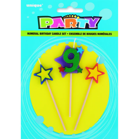 Star Birthday Candle Set-9