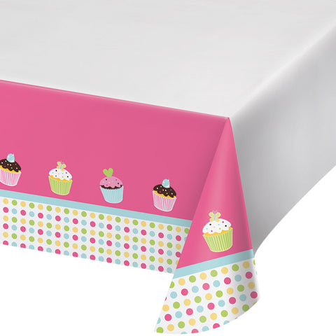  Sweet Treats Tablecover Plastic  Border Print