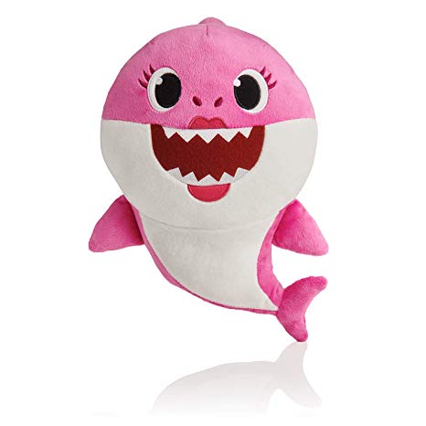 Babyshark Puppet Mother Shark Pink