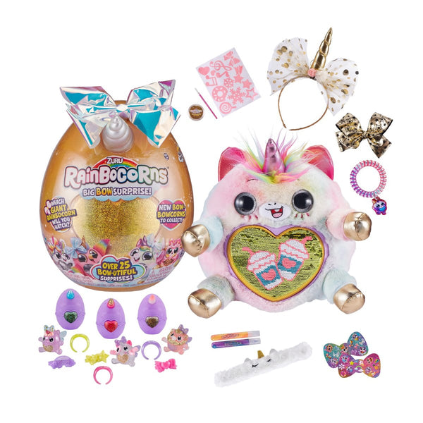 Rainbocorns Plush Big Bow Surprise