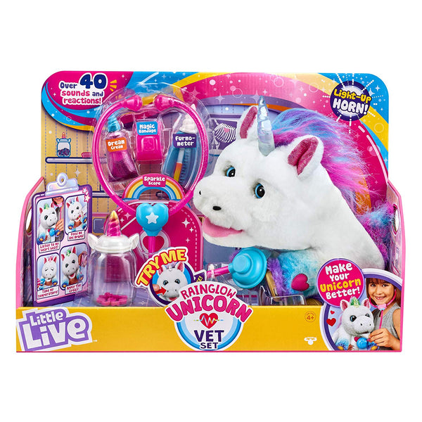 Little Live Pets Rainglow Unicorn Vet Set