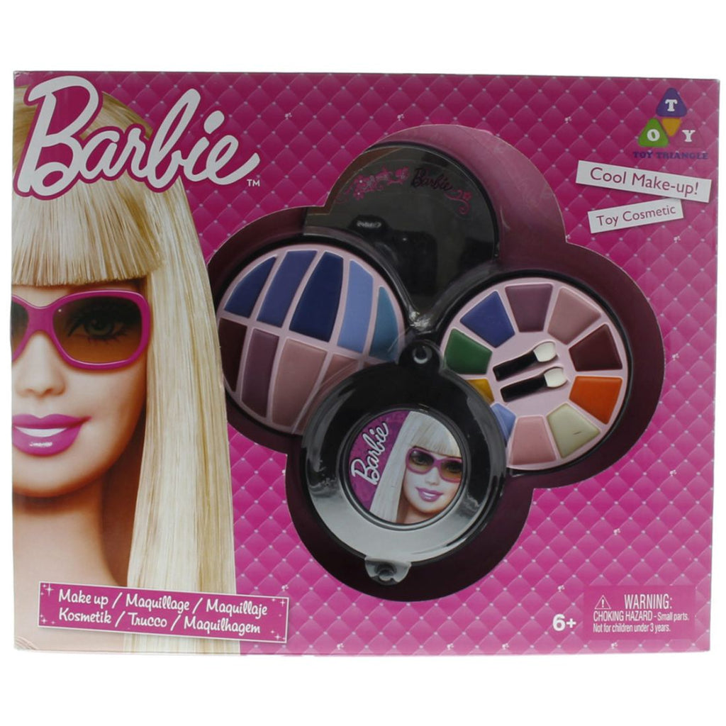 Barbie 3 Decks Round Cosmetic Case