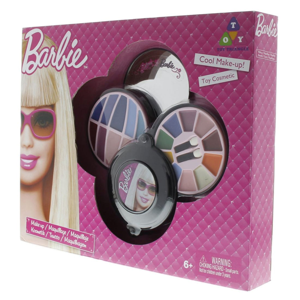 Barbie 3 Decks Round Cosmetic Case