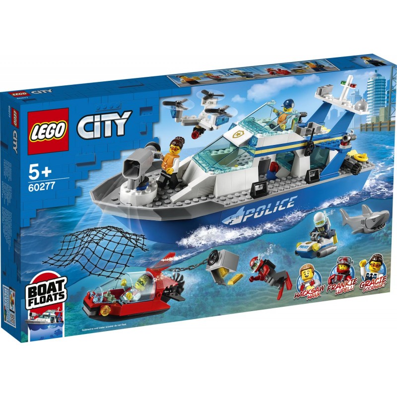 Lego 60277 Police Patrol Boat