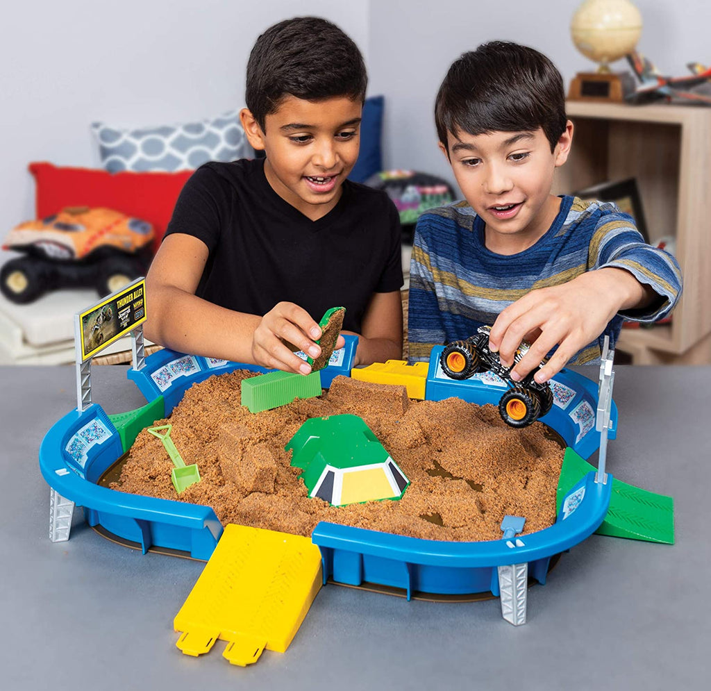 Monster Jam Kinetic Dirt Arena Playset