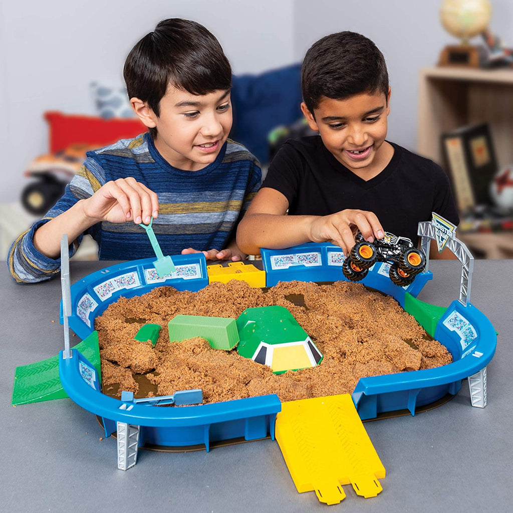 Monster Jam Kinetic Dirt Arena Playset