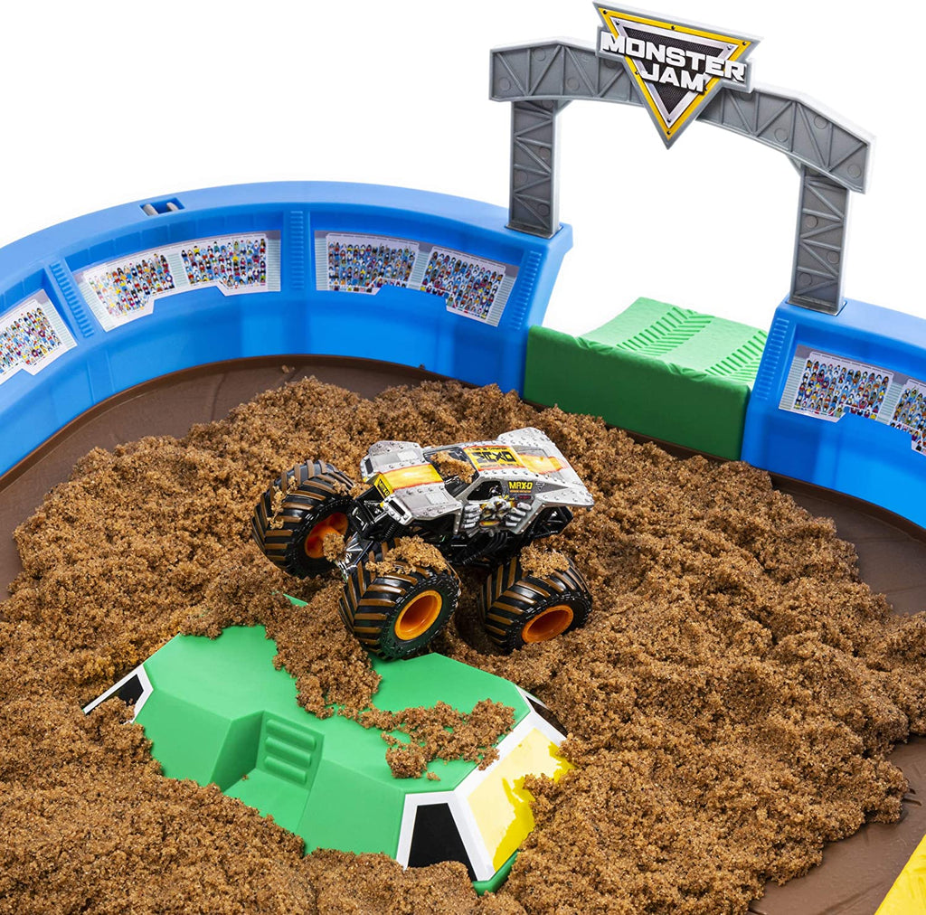 Monster Jam Kinetic Dirt Arena Playset