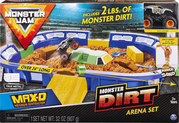 Monster Jam Kinetic Dirt Arena Playset