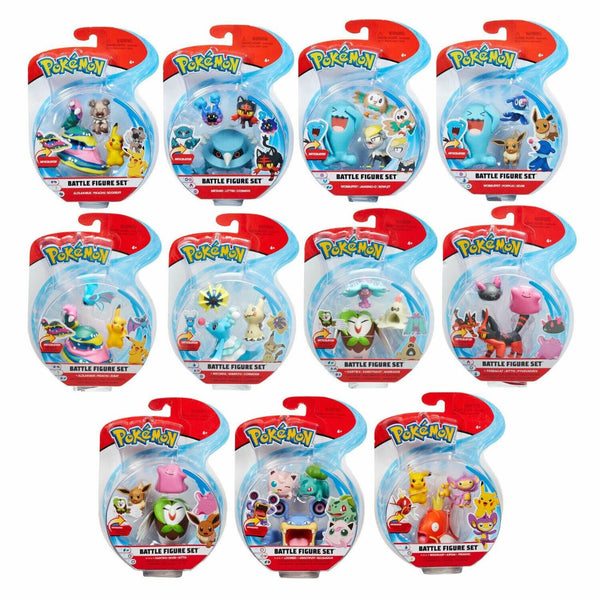 Pokemon Battle Figure 3 Set Pack