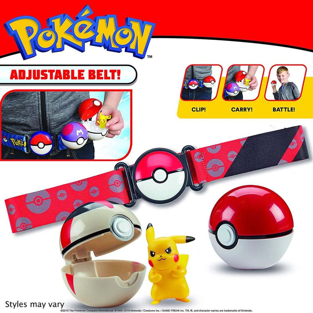 Pokemon Clip N Go Poke Ball Belt Assorted