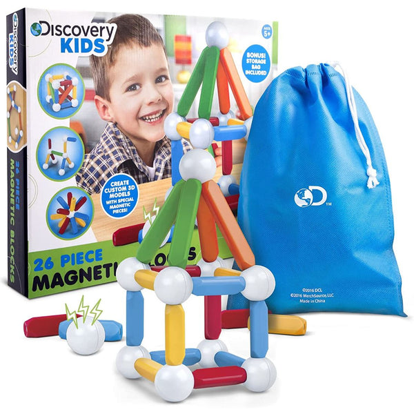 Discovery Toy Magnetic Building Blocks 26Pcs