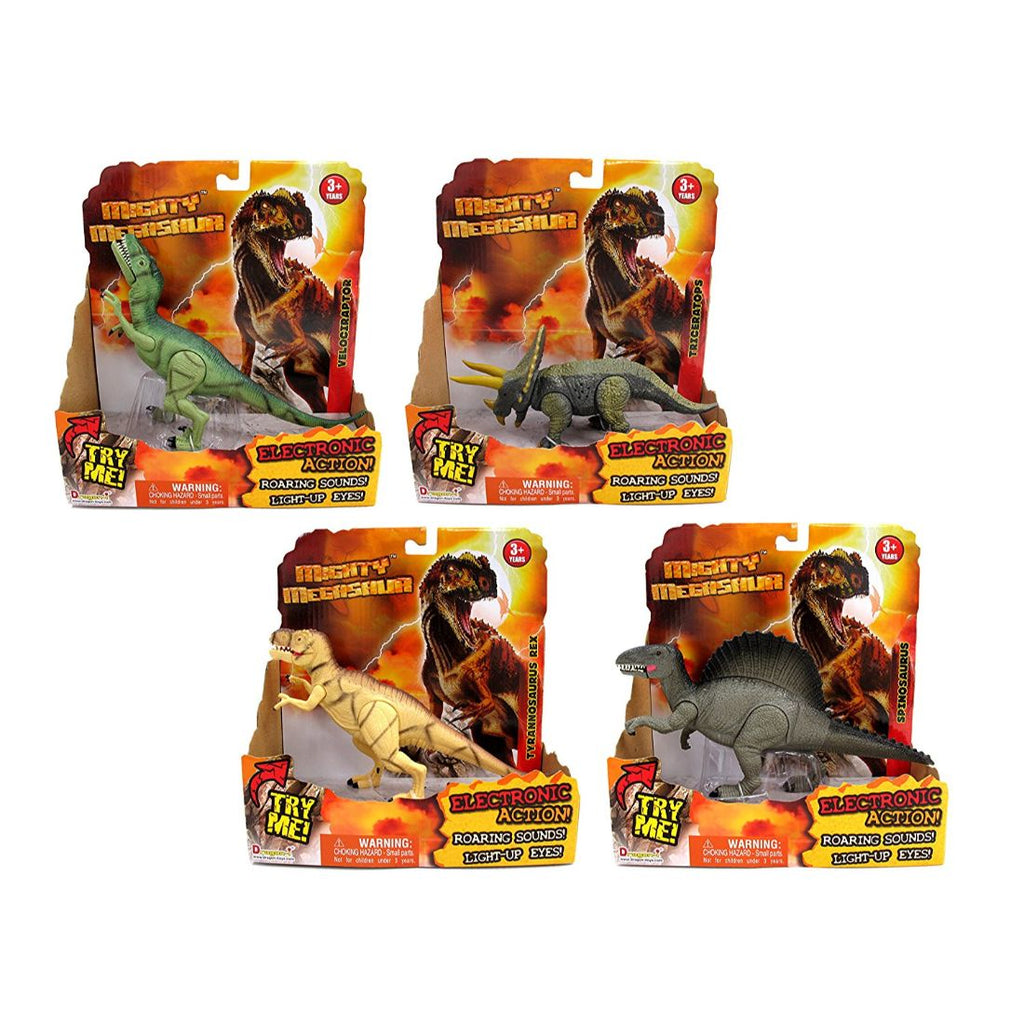 Mighty Megasaur 20Cm Light & Sound Dino 6 Asst.