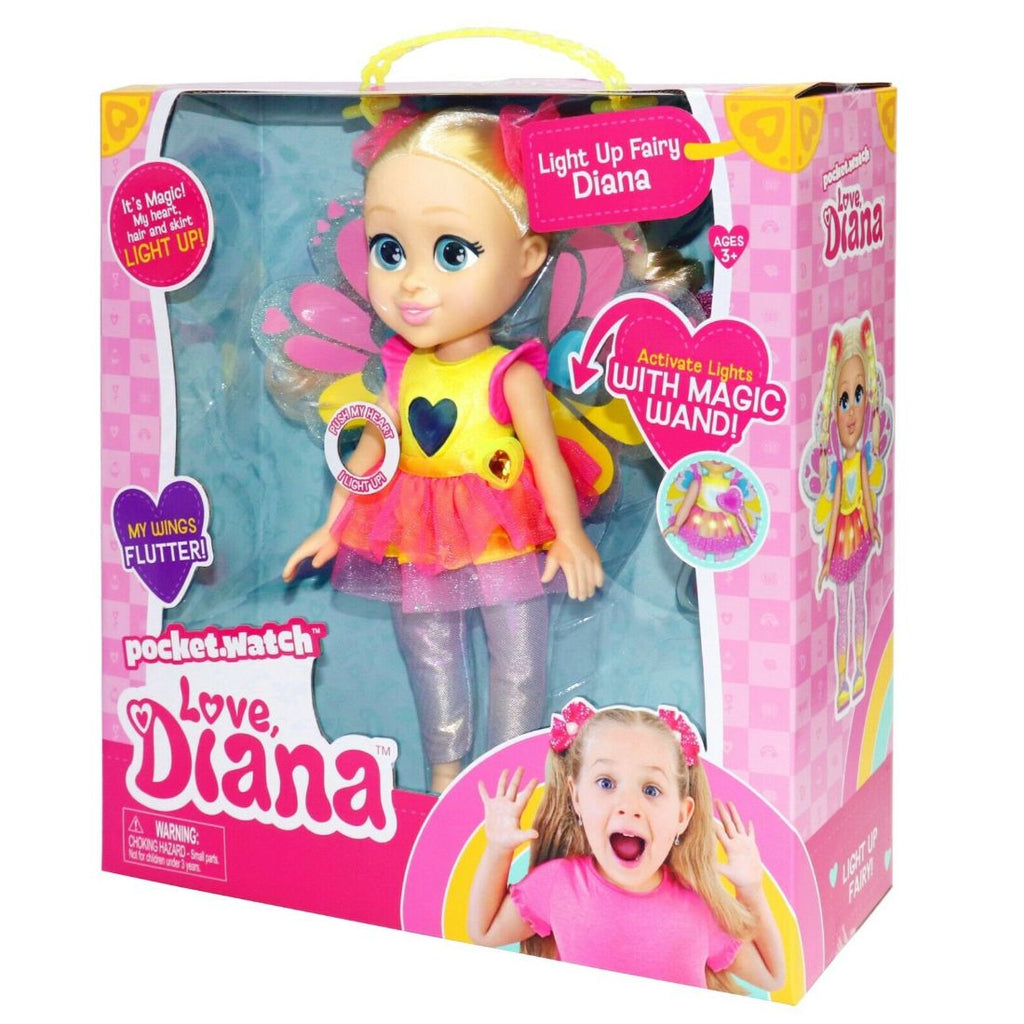 Love Diana Doll Lightup Fairy 13Inch