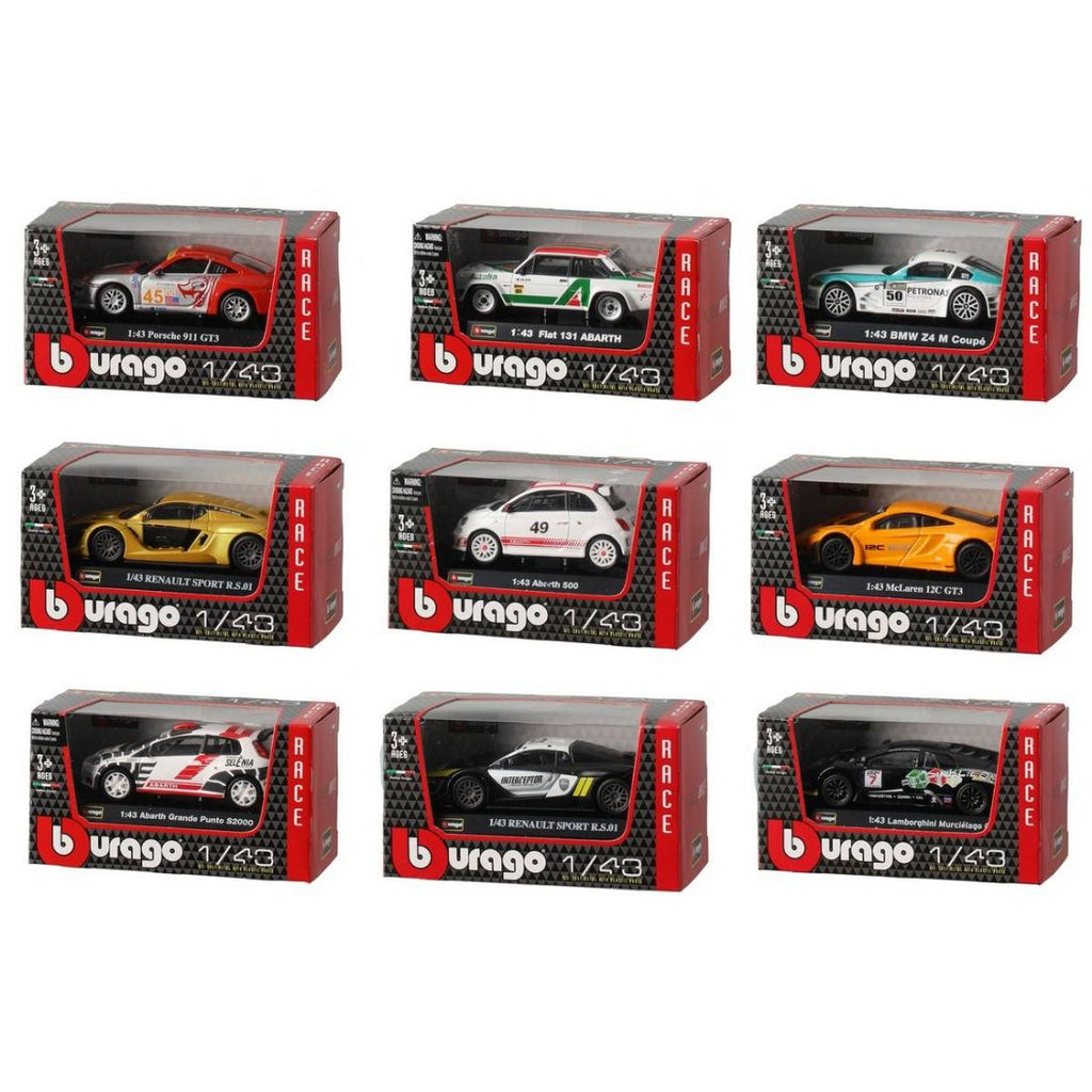 Bburago 1:43 Racing Collezione Assorted
Lamborghini