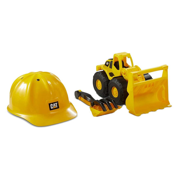 CAT Tough Construction Fleet+Helmet 10" Set