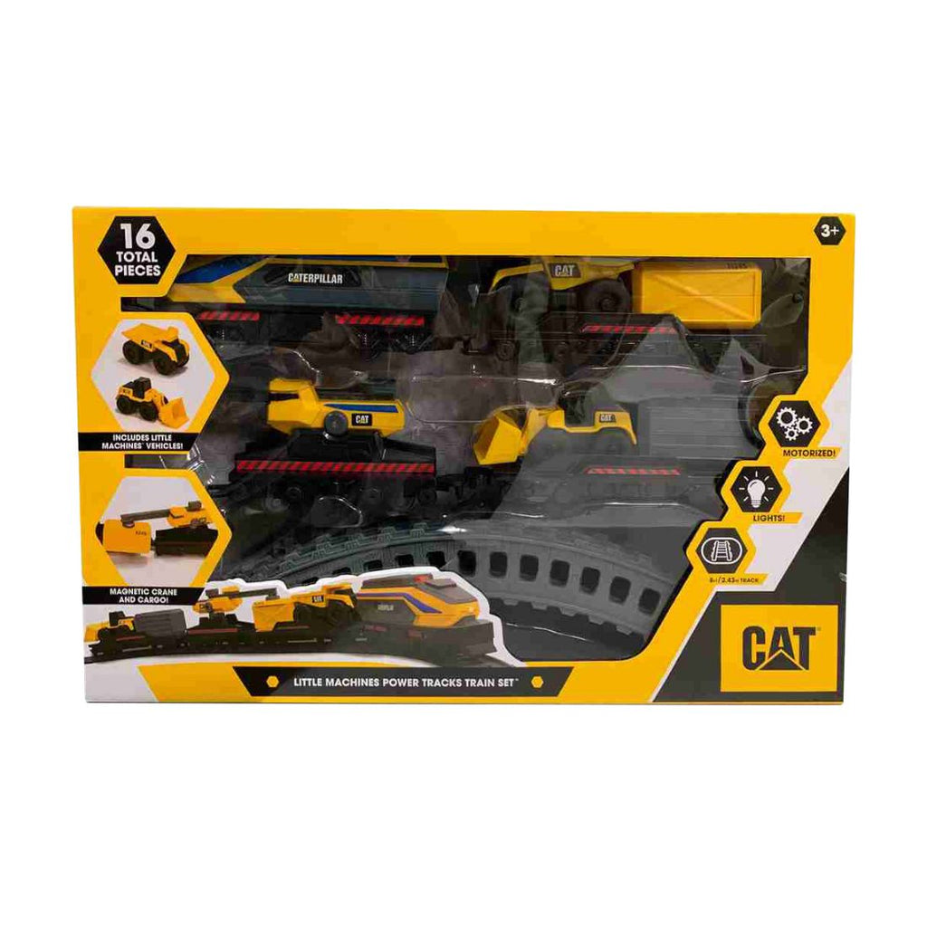 CAT Little Machine Power Truck Train Set
