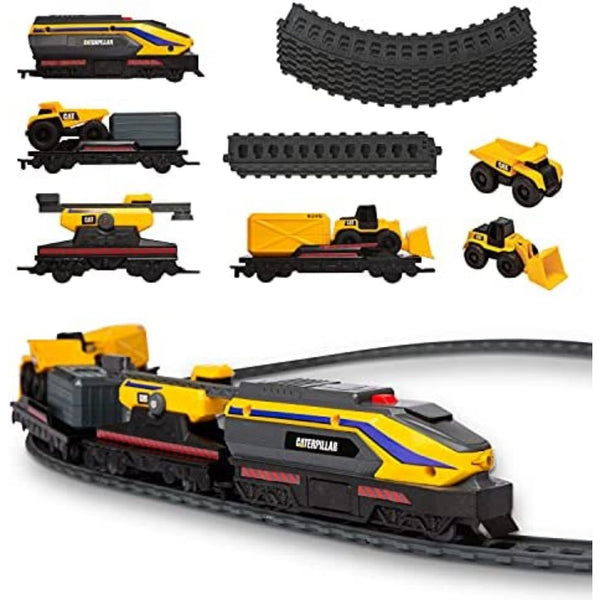 CAT Little Machine Power Truck Train Set