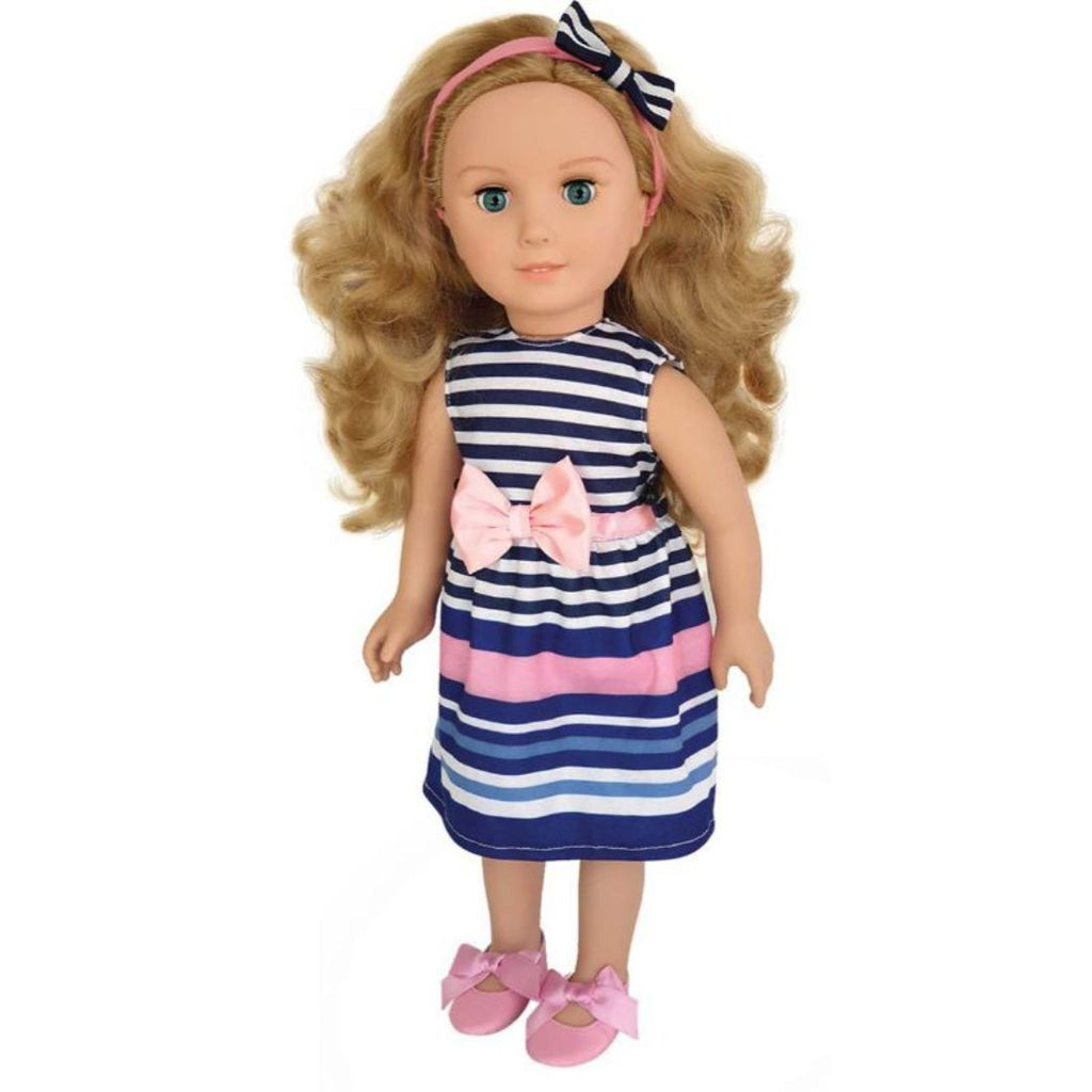 Hayati Girl Doll Sandy Bow Dress 18Inch