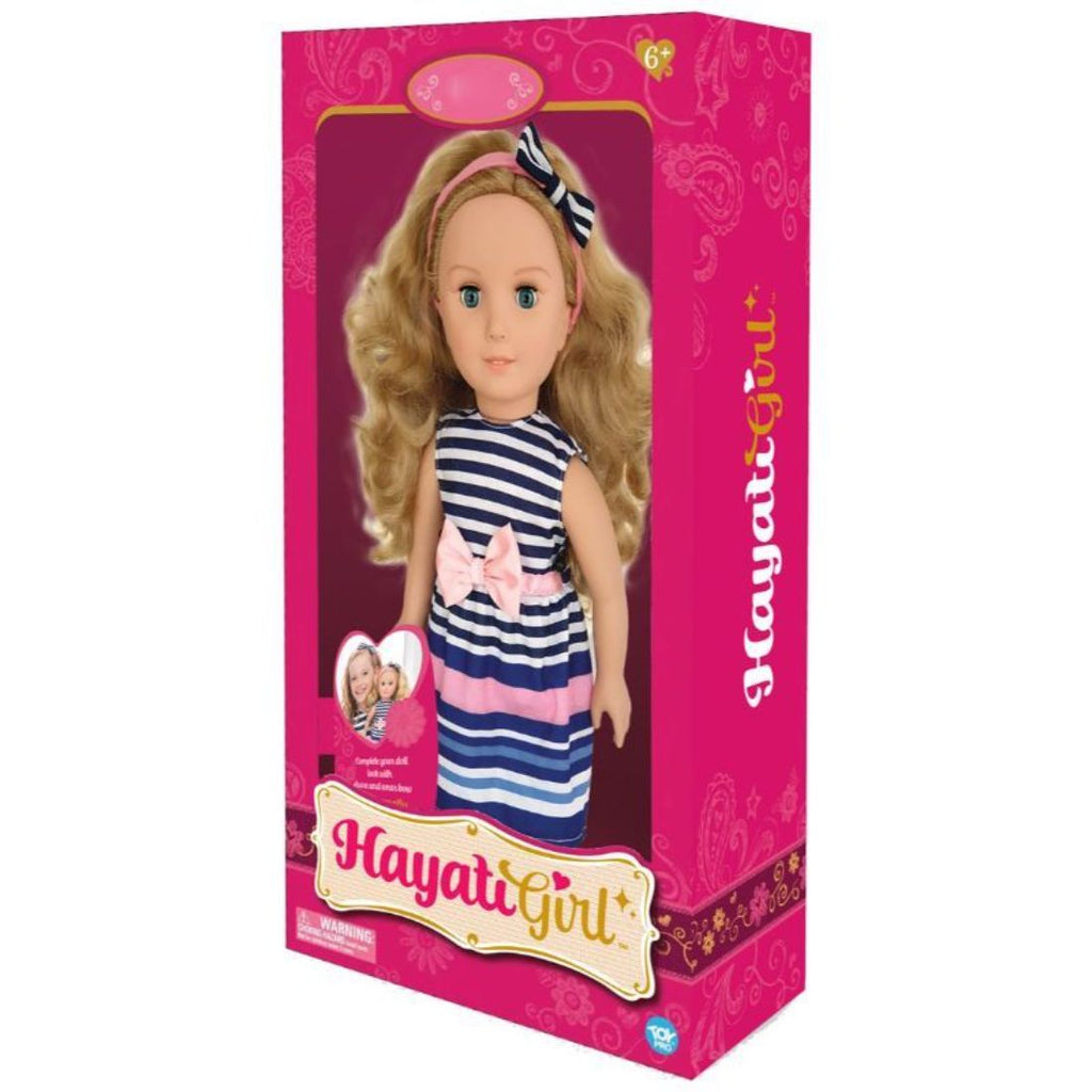 Hayati Girl Doll Sandy Bow Dress 18Inch