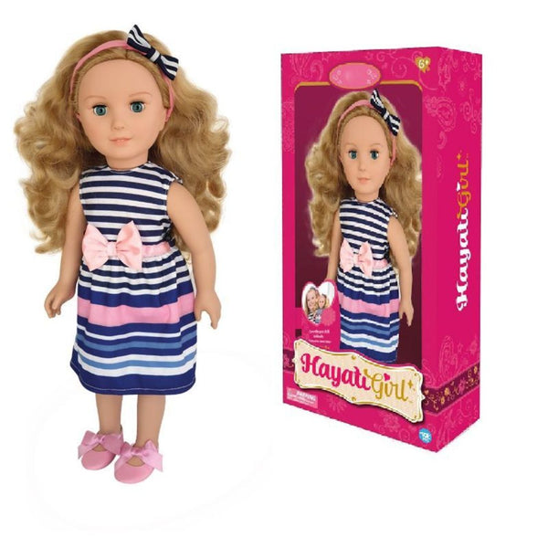 Hayati Girl Doll Sandy Bow Dress 18Inch
