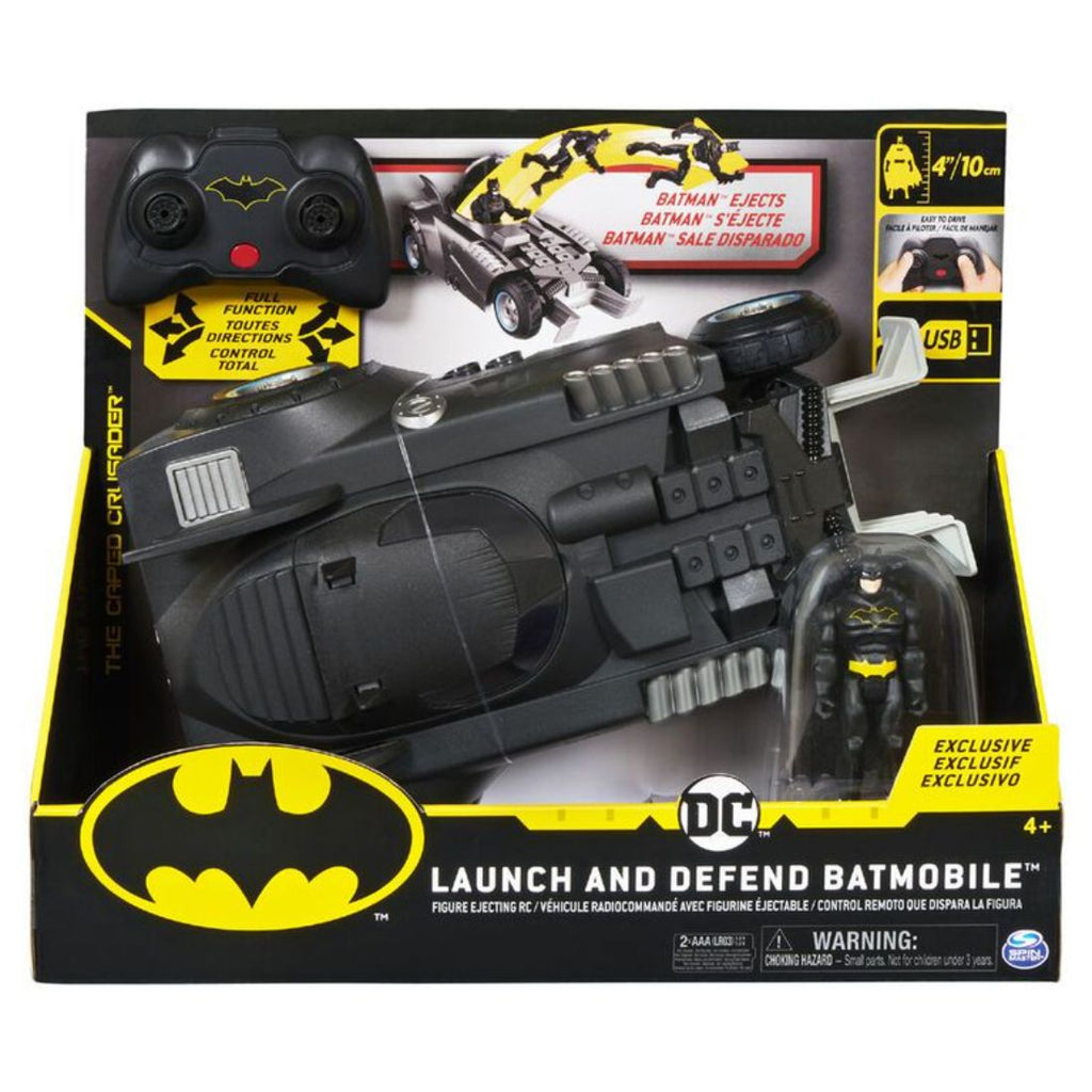 DC Batman RC Launch & Defend Batmobile