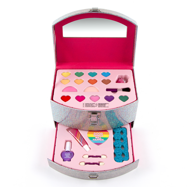 Rainbow Bright Large Cosmetic Case