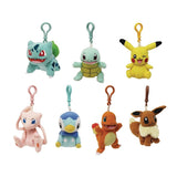Pokemon Plush Clip-On 4Inch Assorted