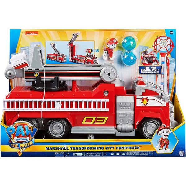 Paw Patrol Movie Marshall Transforming City Firetruck