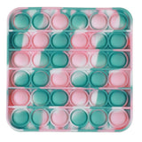 Pop The Bubble Square Tie Dye Green/Pink