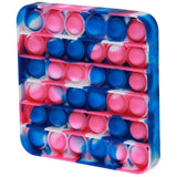 Pop The Bubble Square Tie Dye Blue/Pink
