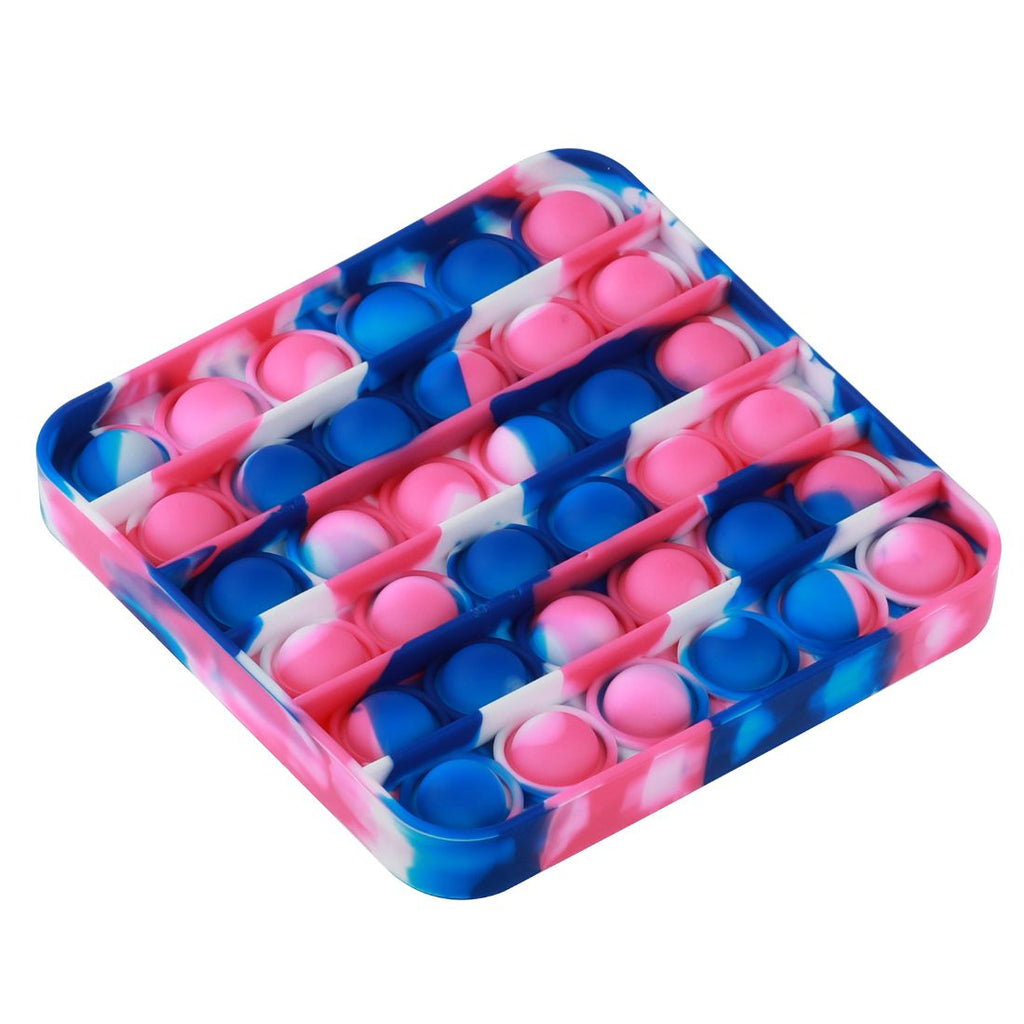 Pop The Bubble Square Tie Dye Blue/Pink
