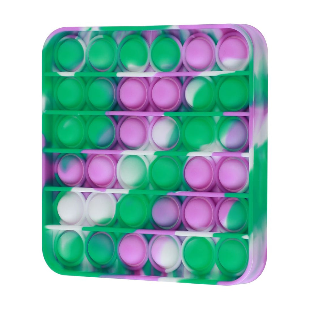Pop The Bubble Square Tie Dye Green/Purple