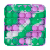 Pop The Bubble Square Tie Dye Green/Purple