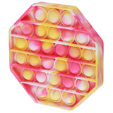 Pop The Bubble Octagonal Tie Dye Yellow/Pink