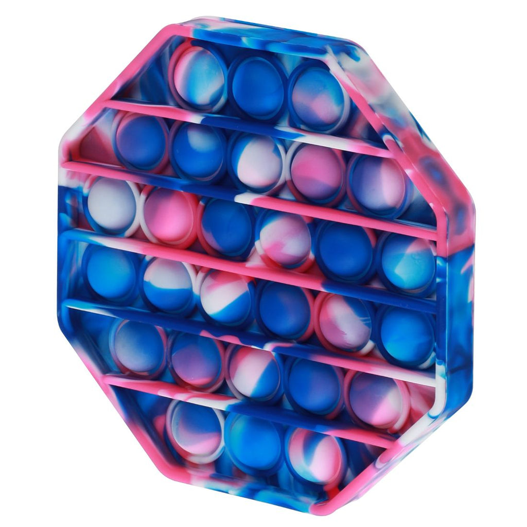 Pop The Bubble Octagonal Tie Dye Blue/Pink