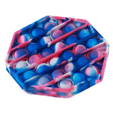 Pop The Bubble Octagonal Tie Dye Blue/Pink