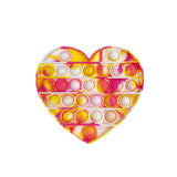 Squizz Toys Pop The Bubble Heart Tie Dye Yellow/Pink