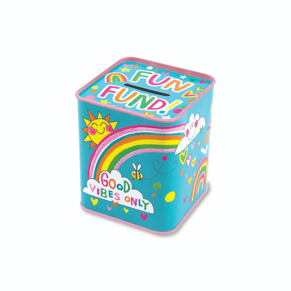 Rachel Ellen Designs Money Box - Fun Fund/Good Vibes Only