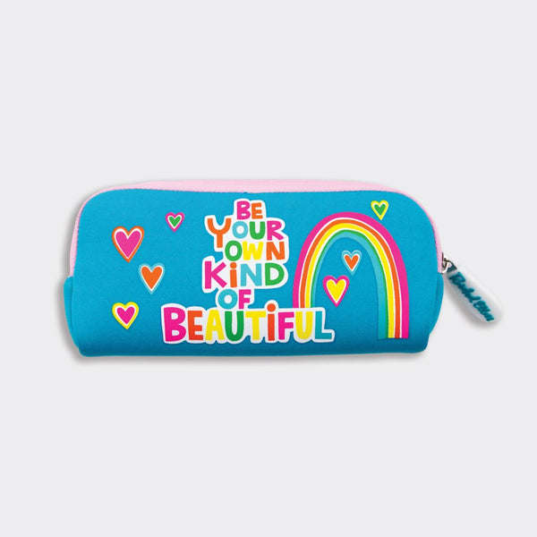 Rachel Ellen Designs Neoprene Pencil Cases - Be Your Own Kind Of Beautiful 195x90x30mm