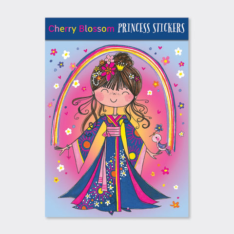 Rachel Ellen Designs Sticker Books - Chery Blossom Princess 80 stickers 17.8cmx12.9cm