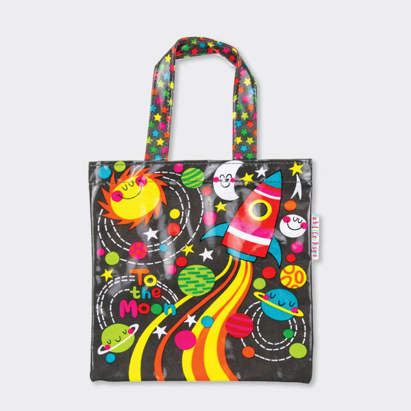 Rachel Ellen Designs Mini Tote Bags - To The Moon 20cmx20cm