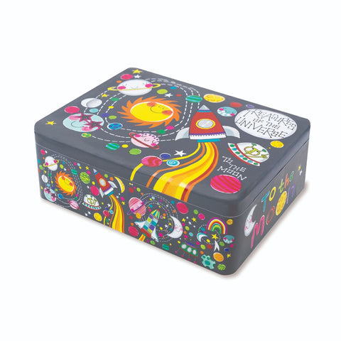 Rachel Ellen Designs Hinged Tins - Treasures Of The Universe