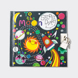 Rachel Ellen Designs Secret Diary - To The Moon 14.1cmx14.7cm
