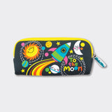 Rachel Ellen Designs Neoprene Pencil Cases - To The Moon 9cmx3cm