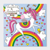 Rachel Ellen Designs Unicorns & Rainbows Colouring Book 20.5cmx20.5cm