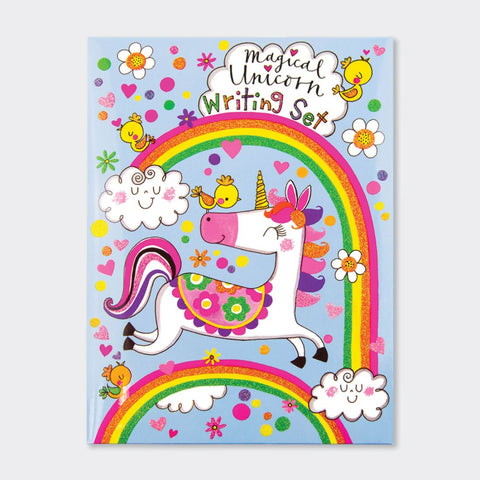 Rachel Ellen Designs Writing Set Wallet - Magical Unicorn 16cmx22cm