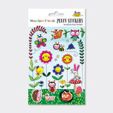 Rachel Ellen Designs Puffy Stickers - Woodland Friends 11cmx19cm