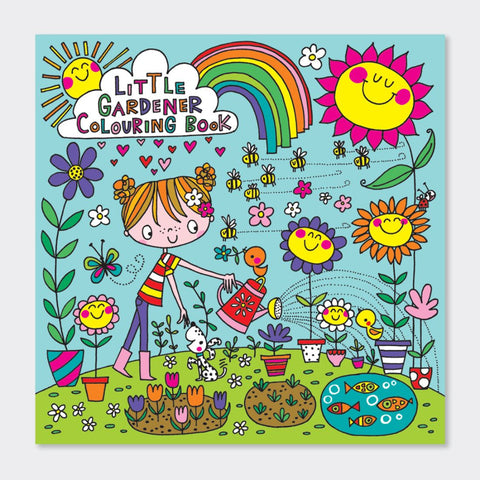 Rachel Ellen Designs Little Gardener Colouring Book 20.5cmx20.5cm