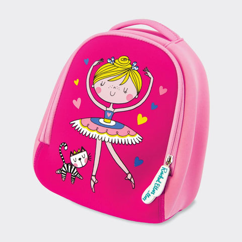 Rachel Ellen Designs Small Neoprene Rucksacks - Ballerina 21cmx27cmx12cm